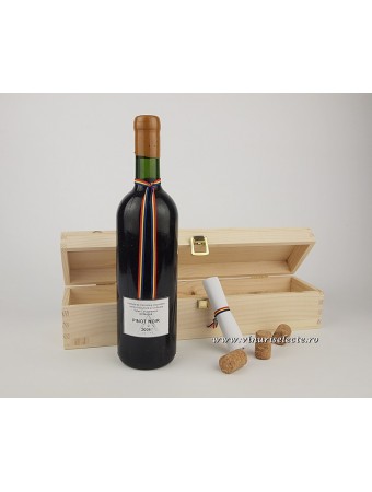Pinot Noir 2004 Valea Calugareasca in cutie lemn